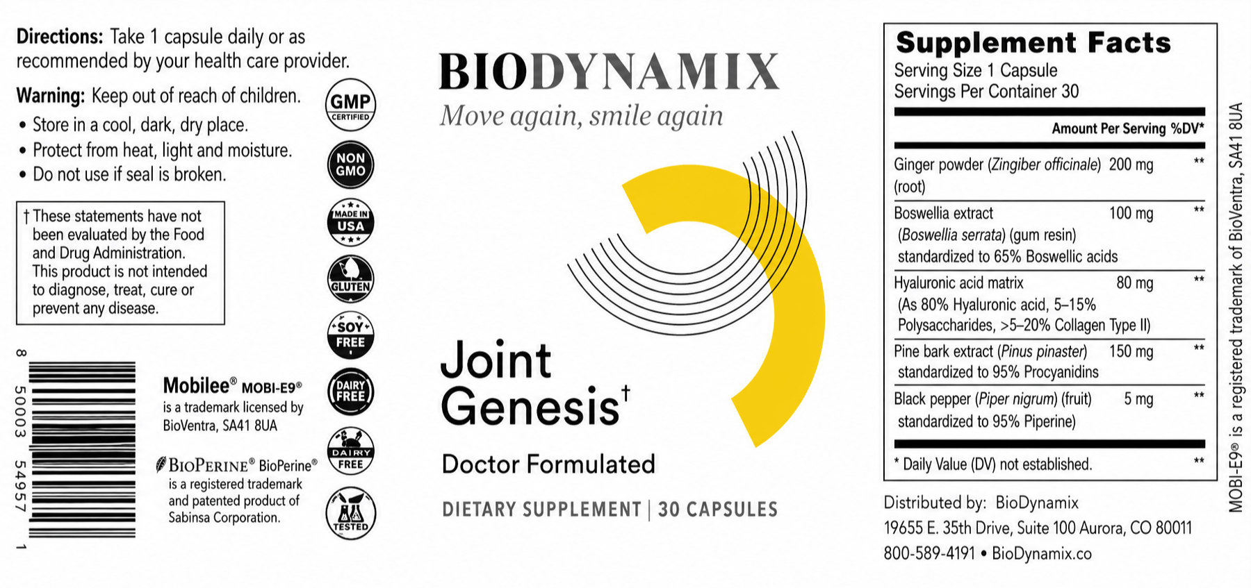 Joint Genesis Doctor Formulated